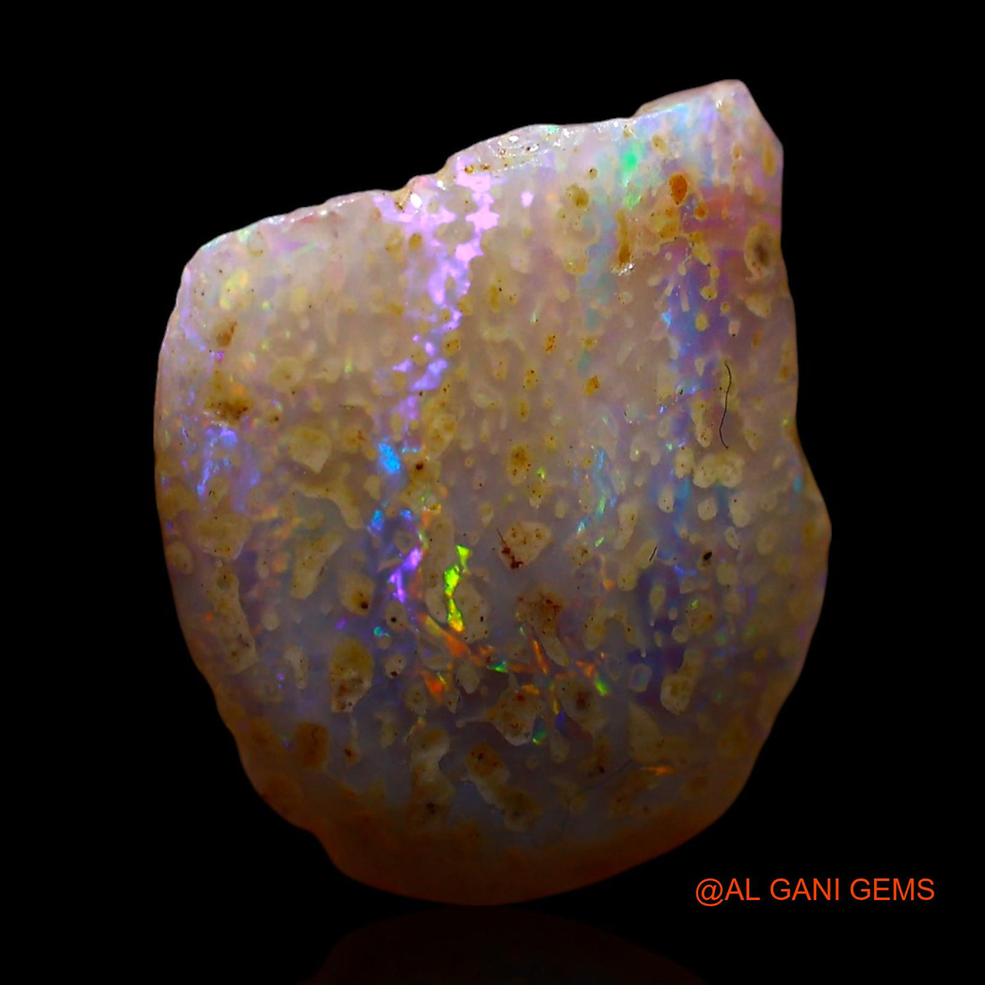 2.00 Cts Natural Australian Fire Opal Loose Gemstone Fancy Rough 13x11x3 mm RF-148