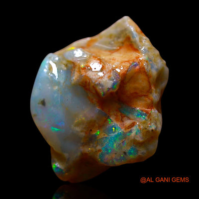 Natural Untreated Fire Opal Loose Gemstone Fancy Rough From Australia 4.00 Cts 12x10x6 mm RF-151