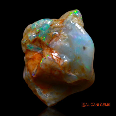 Natural Untreated Fire Opal Loose Gemstone Fancy Rough From Australia 4.00 Cts 12x10x6 mm RF-151