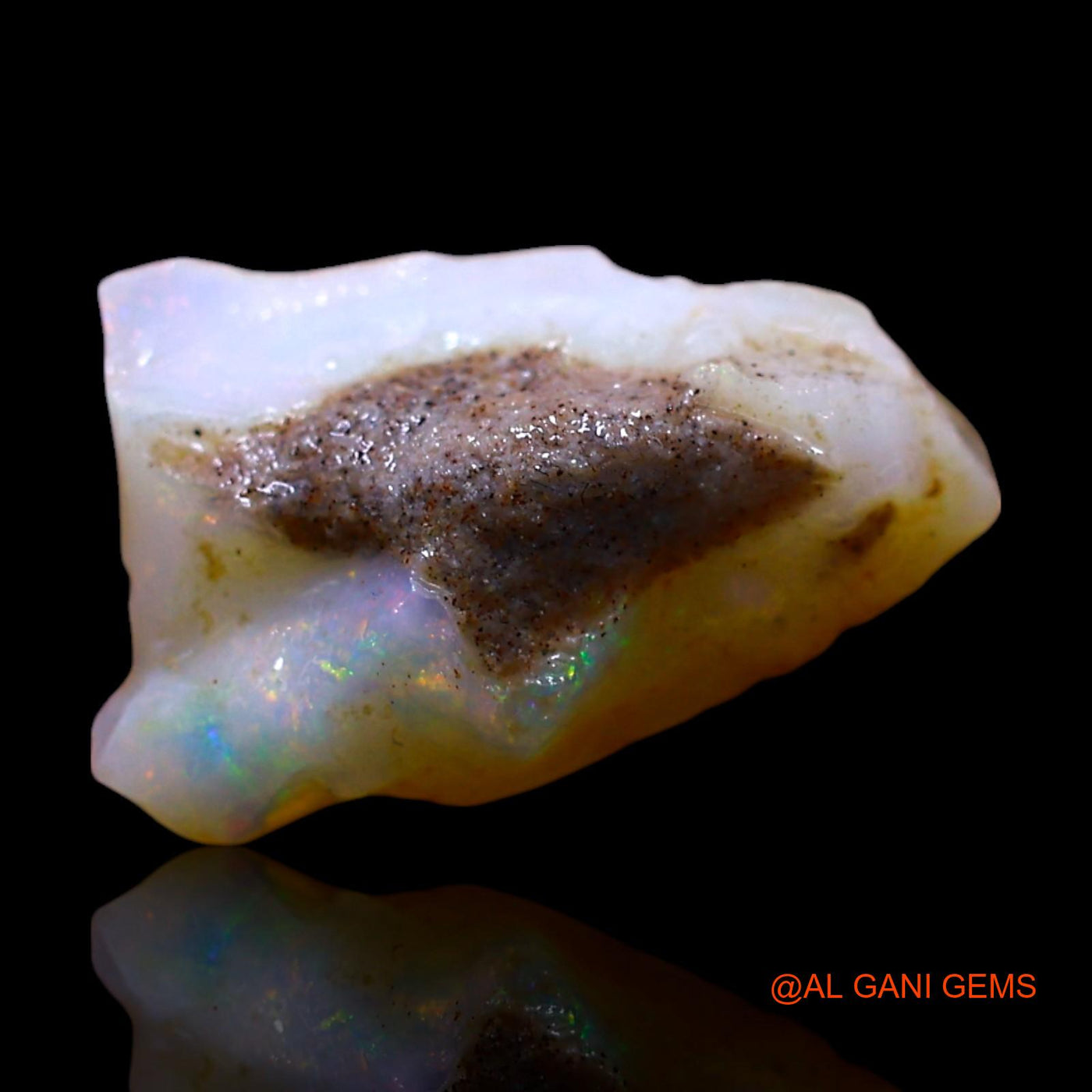 3.00 Cts Unheated Australian Fire Opal Loose Gemstone Fancy Rough Natural 13x8x7 mm RF-152