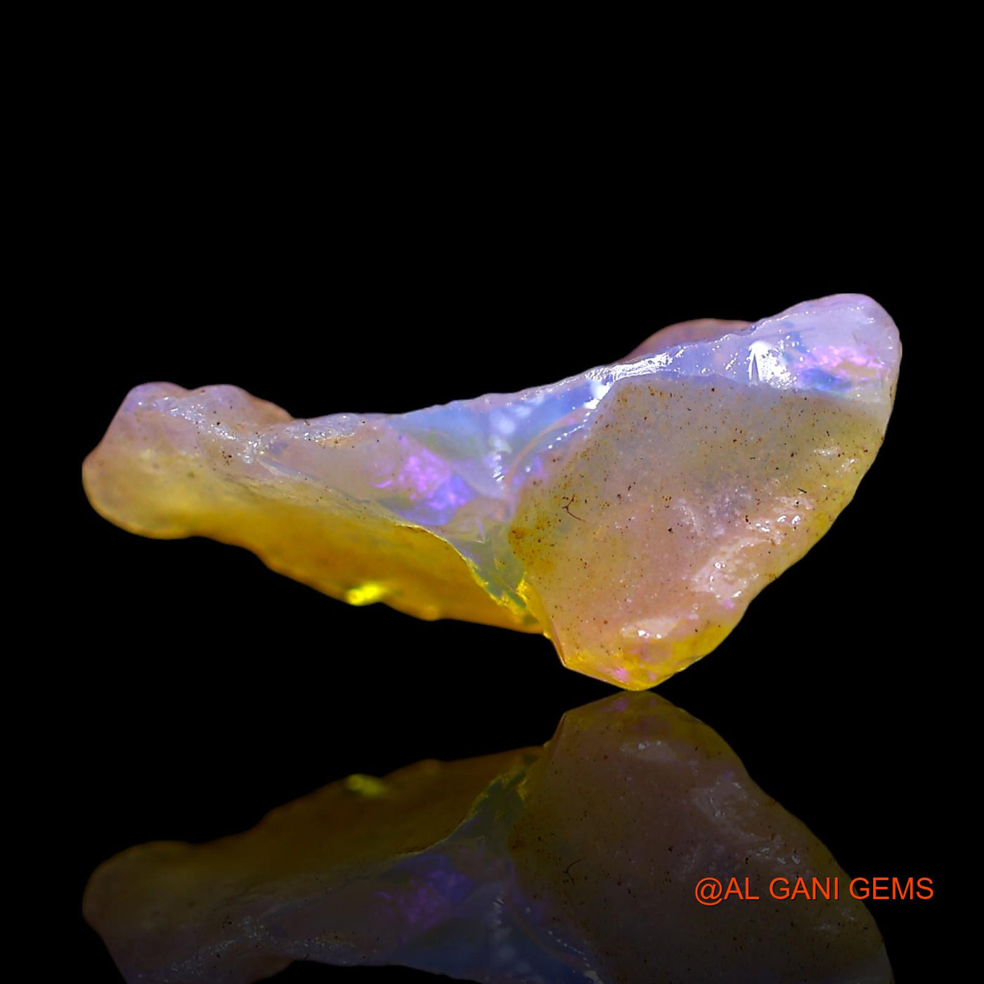 3.00 Cts Natural Australian Fire Opal Fancy Rough Loose Gemstone For Jewelry 17x8x7 mm RF-153