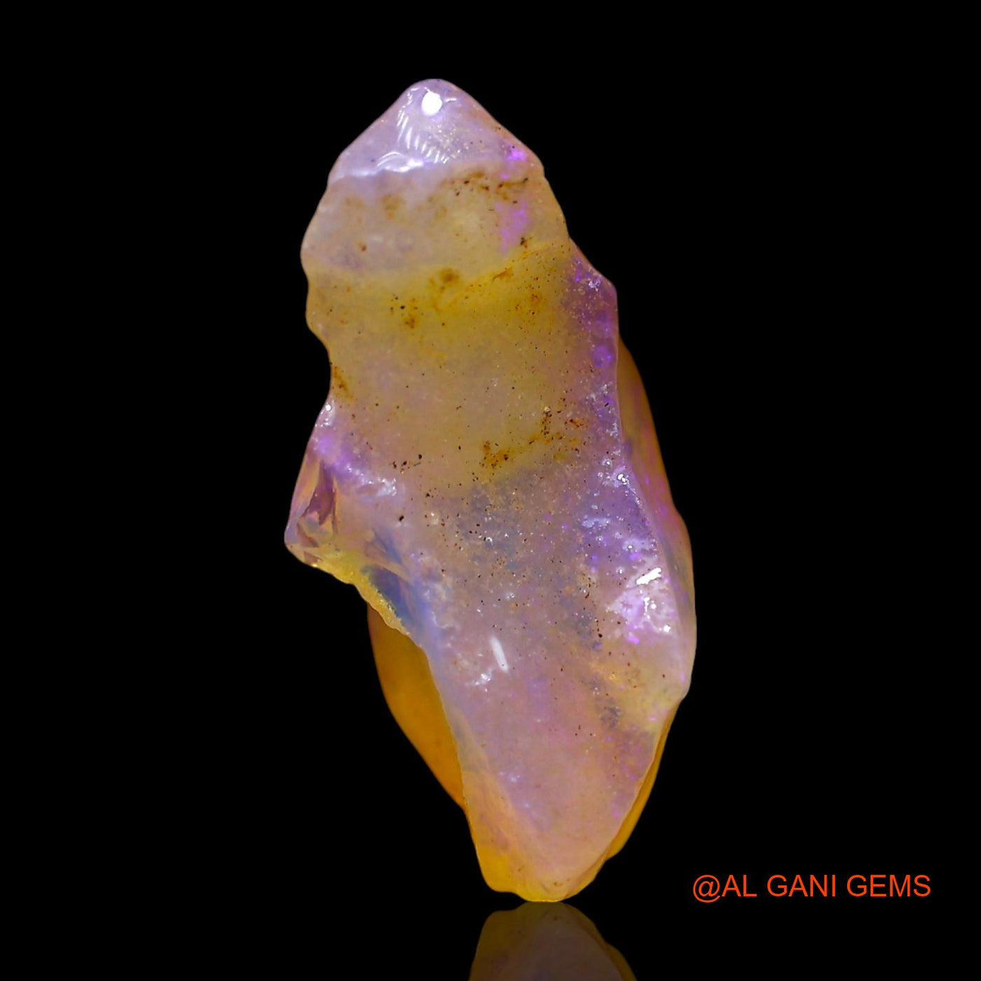 3.00 Cts Natural Australian Fire Opal Fancy Rough Loose Gemstone For Jewelry 17x8x7 mm RF-153