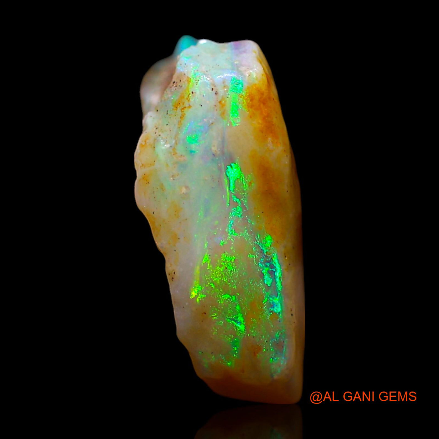 3.00 Cts Natural Australian Fire Opal Loose Gemstone Fancy Rough 14x8x6 mm RF-154