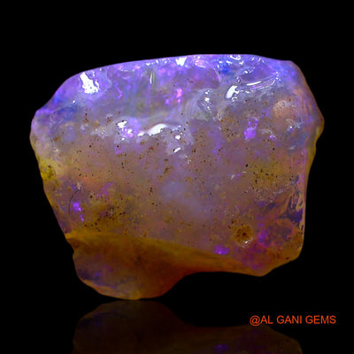 Natural Untreated Fire Opal Loose Gemstone Fancy Rough From Australia 2.00 Cts 12x10x4 mm RF-155