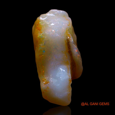 Natural Fire Opal Gemstone 4.00 Cts Loose Fancy Rough From Australia 13x9x6 mm RF-156