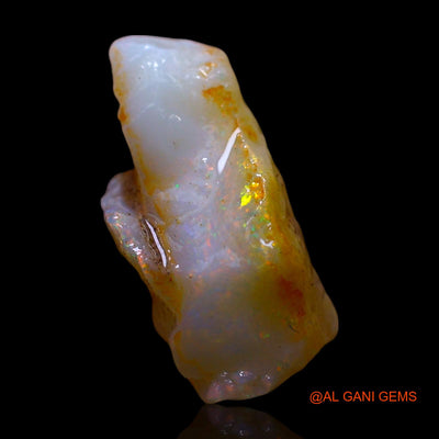 Natural Fire Opal Gemstone 4.00 Cts Loose Fancy Rough From Australia 13x9x6 mm RF-156