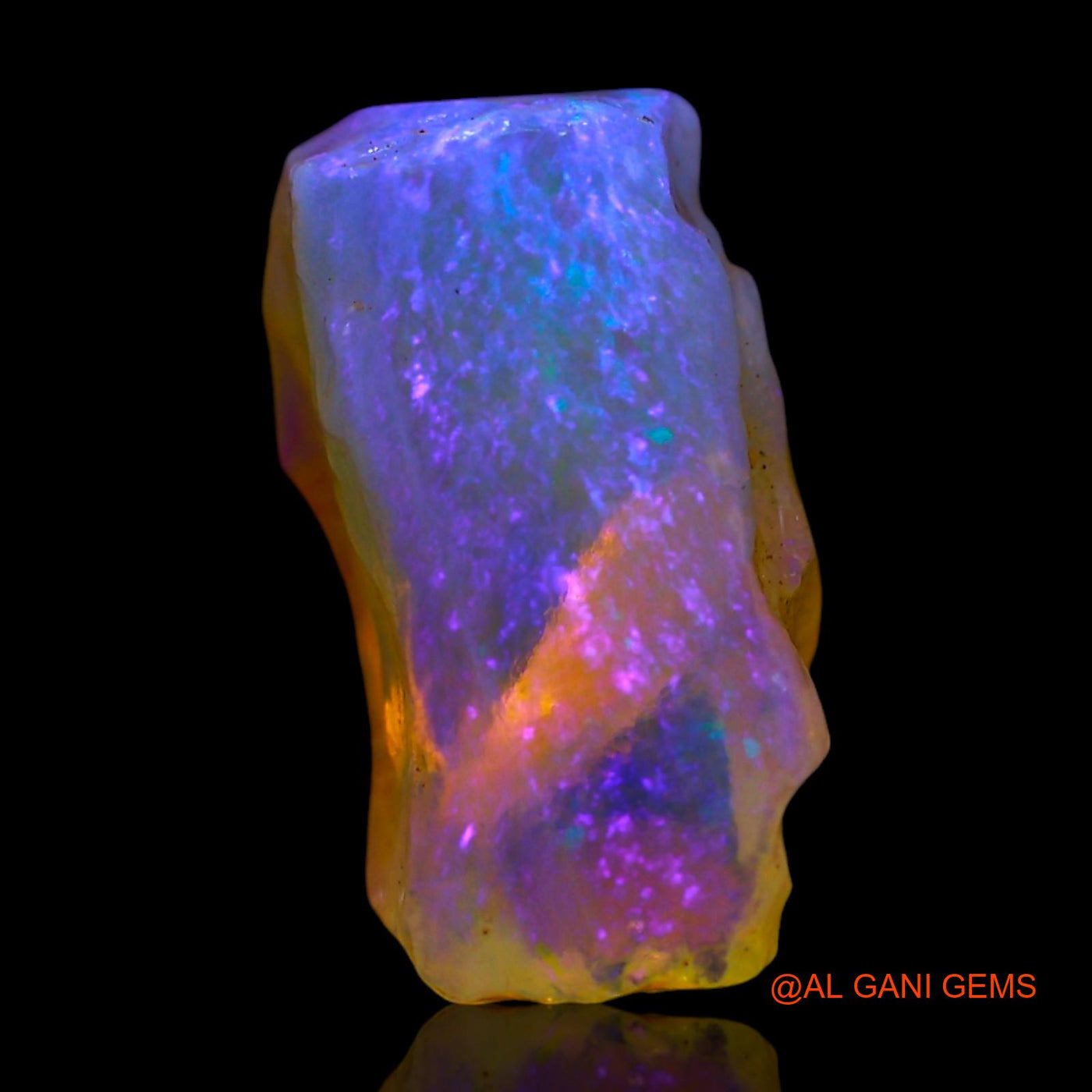 4.00 Cts Natural Australian Fire Opal Loose Gemstone Fancy Rough 16x8x7 mm RF-157