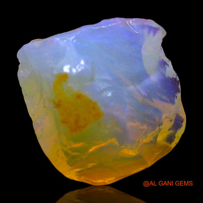 4.00 Cts Natural Australian Fire Opal Loose Gemstone Fancy Rough 11x11x6 mm RF-158