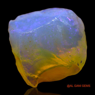 4.00 Cts Natural Australian Fire Opal Loose Gemstone Fancy Rough 11x11x6 mm RF-158