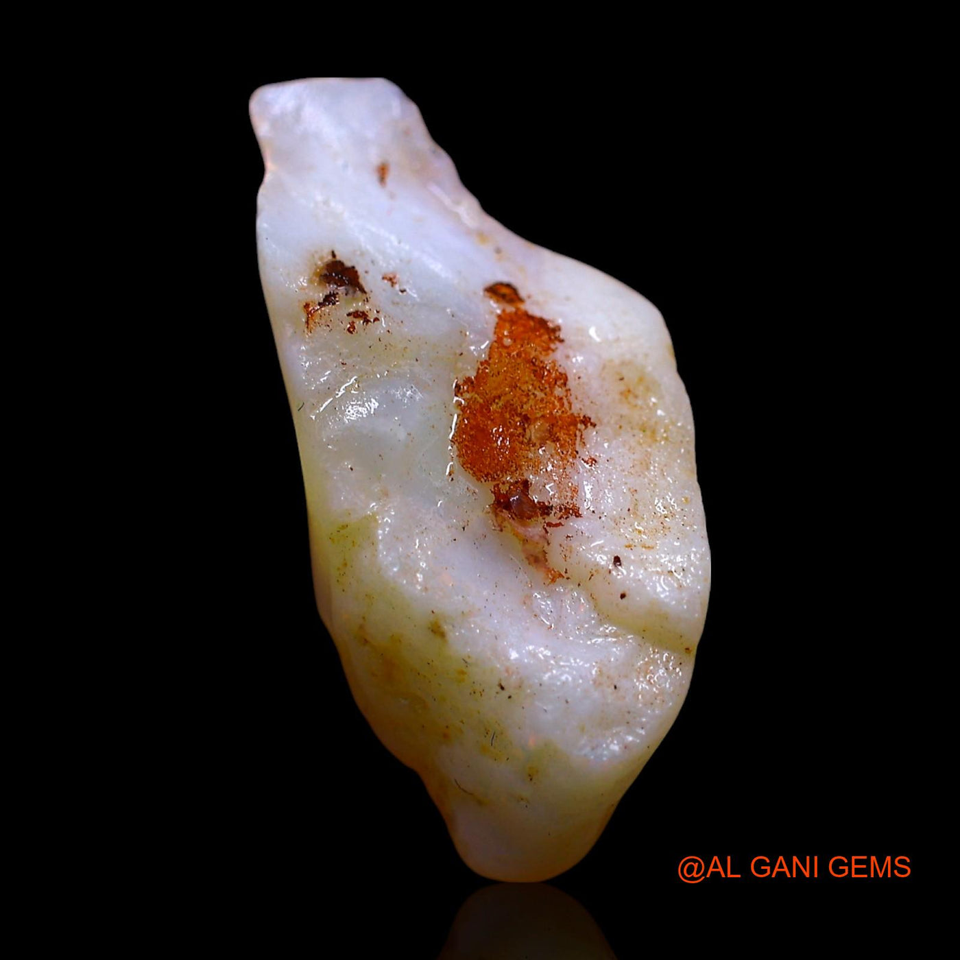 4.00 Cts Natural Australian Fire Opal Loose Gemstone Fancy Rough 20x9x6 mm RF-15