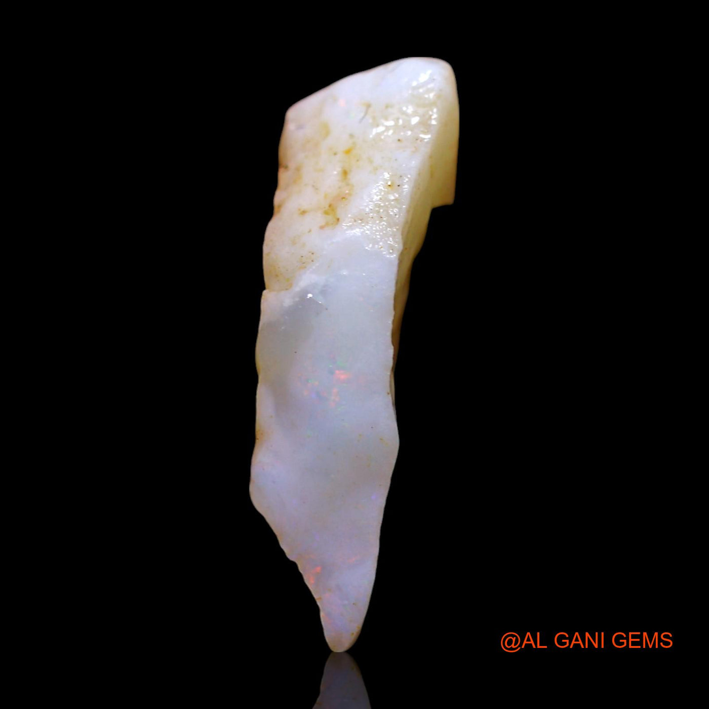 4.00 Cts Natural Australian Fire Opal Loose Gemstone Fancy Rough 20x9x6 mm RF-15