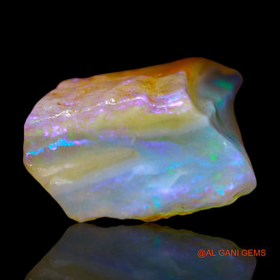 Natural Untreated Fire Opal Loose Gemstone Fancy Rough From Australia 4.00 Cts 9x8x6 mm RF-160