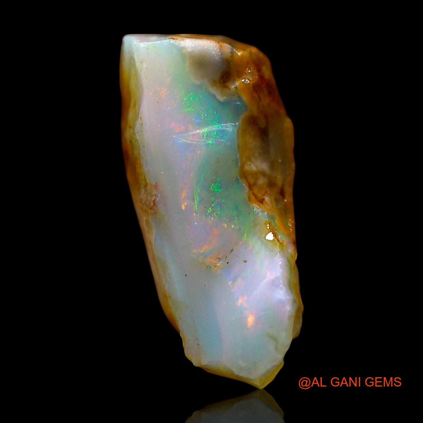 3.00 Cts Natural Australian Fire Opal Fancy Rough Loose Gemstone For Jewelry 14x7x6 mm RF-161