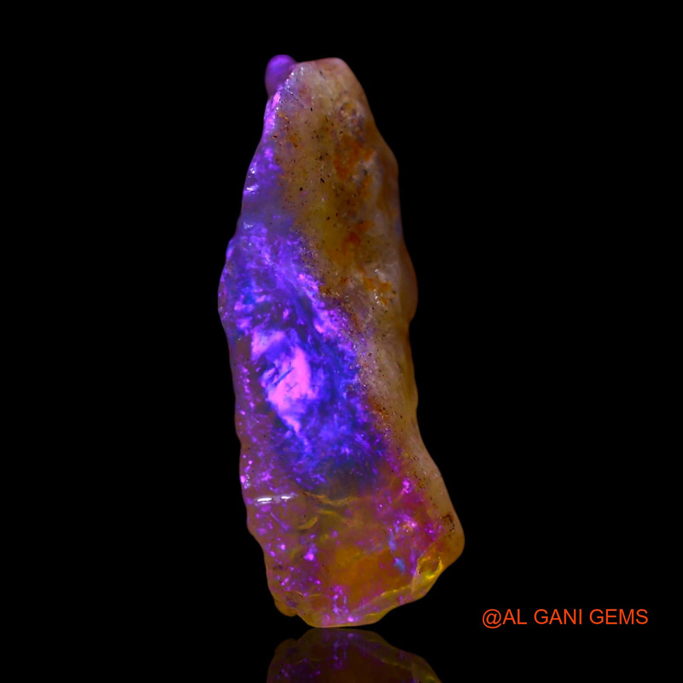 2.00 Cts Natural Australian Fire Opal Loose Gemstone Fancy Rough 15x7x4 mm RF-163
