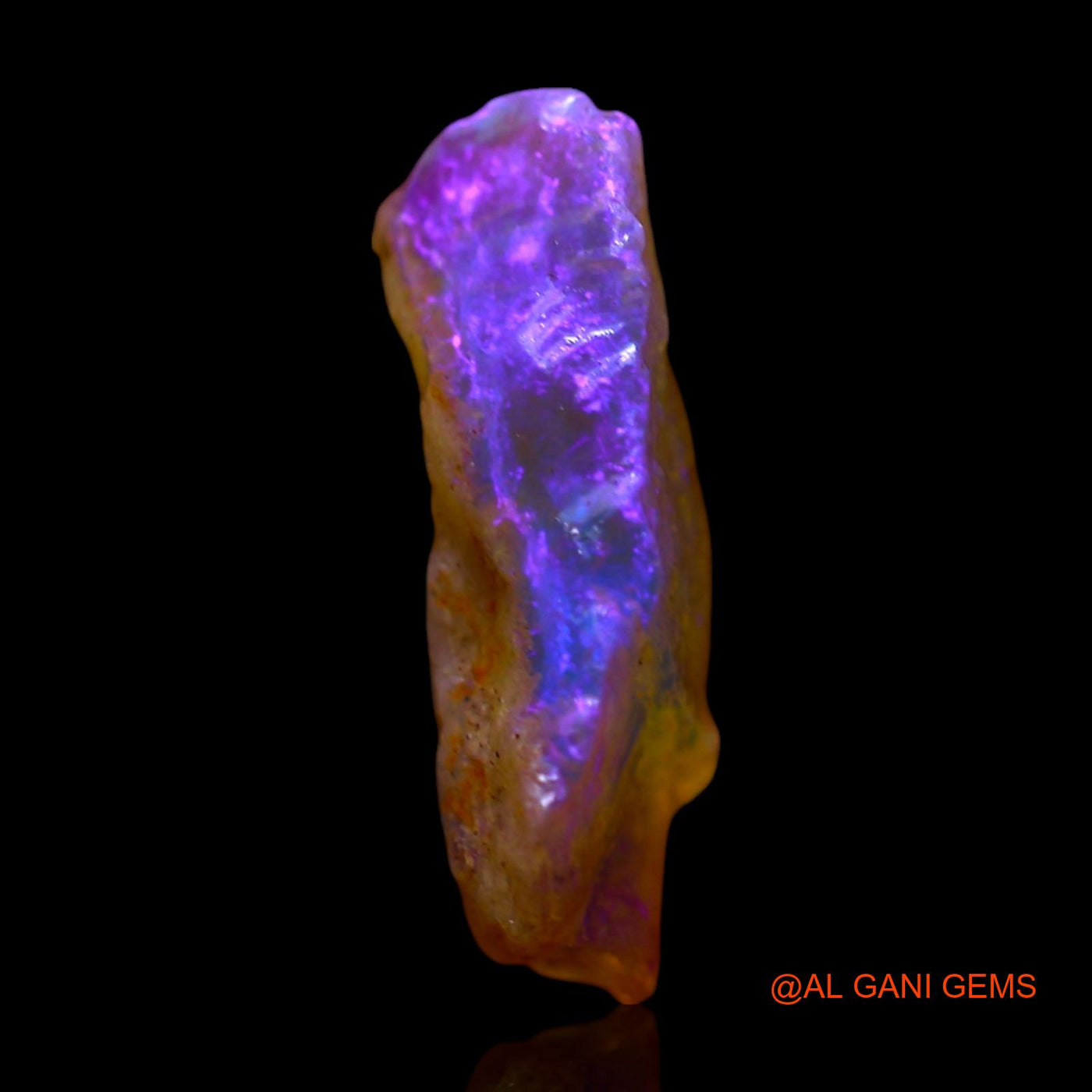 2.00 Cts Natural Australian Fire Opal Loose Gemstone Fancy Rough 15x7x4 mm RF-163