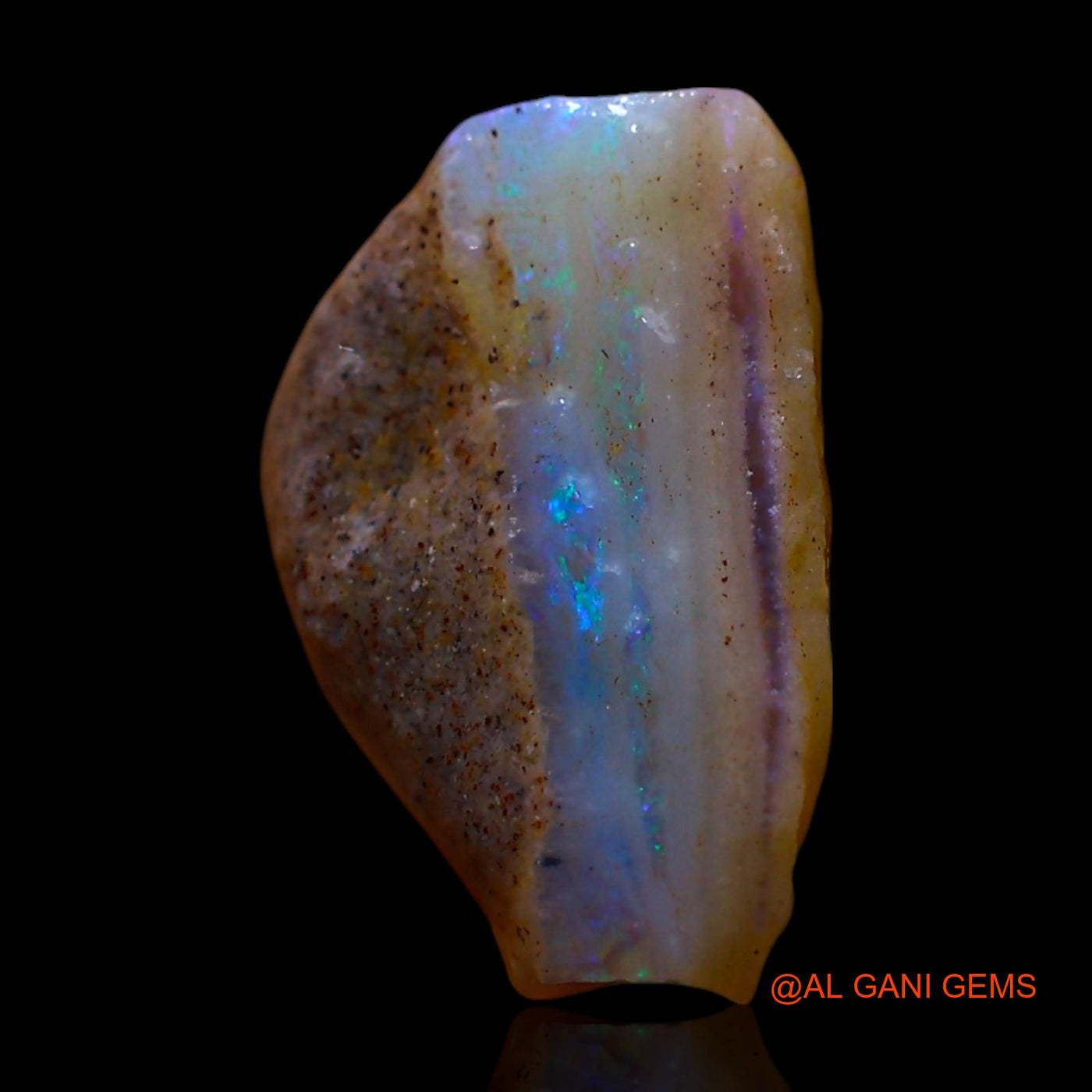 4.00 Cts Natural Australian Fire Opal Loose Gemstone Fancy Rough 10x10x7 mm RF-164