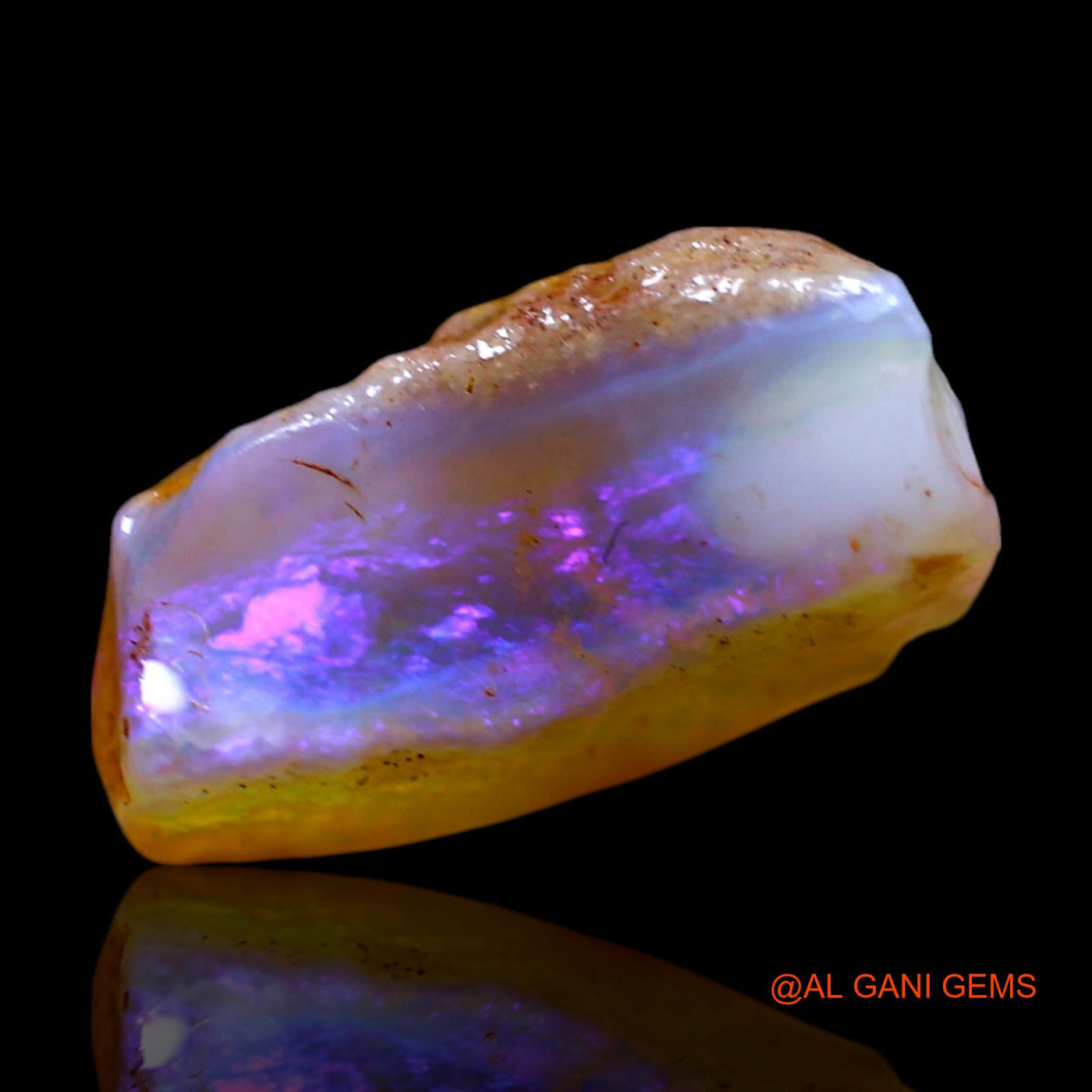 3.00 Cts Natural Australian Fire Opal Fancy Rough Loose Gemstone For Jewelry 12x8x5 mm RF-165