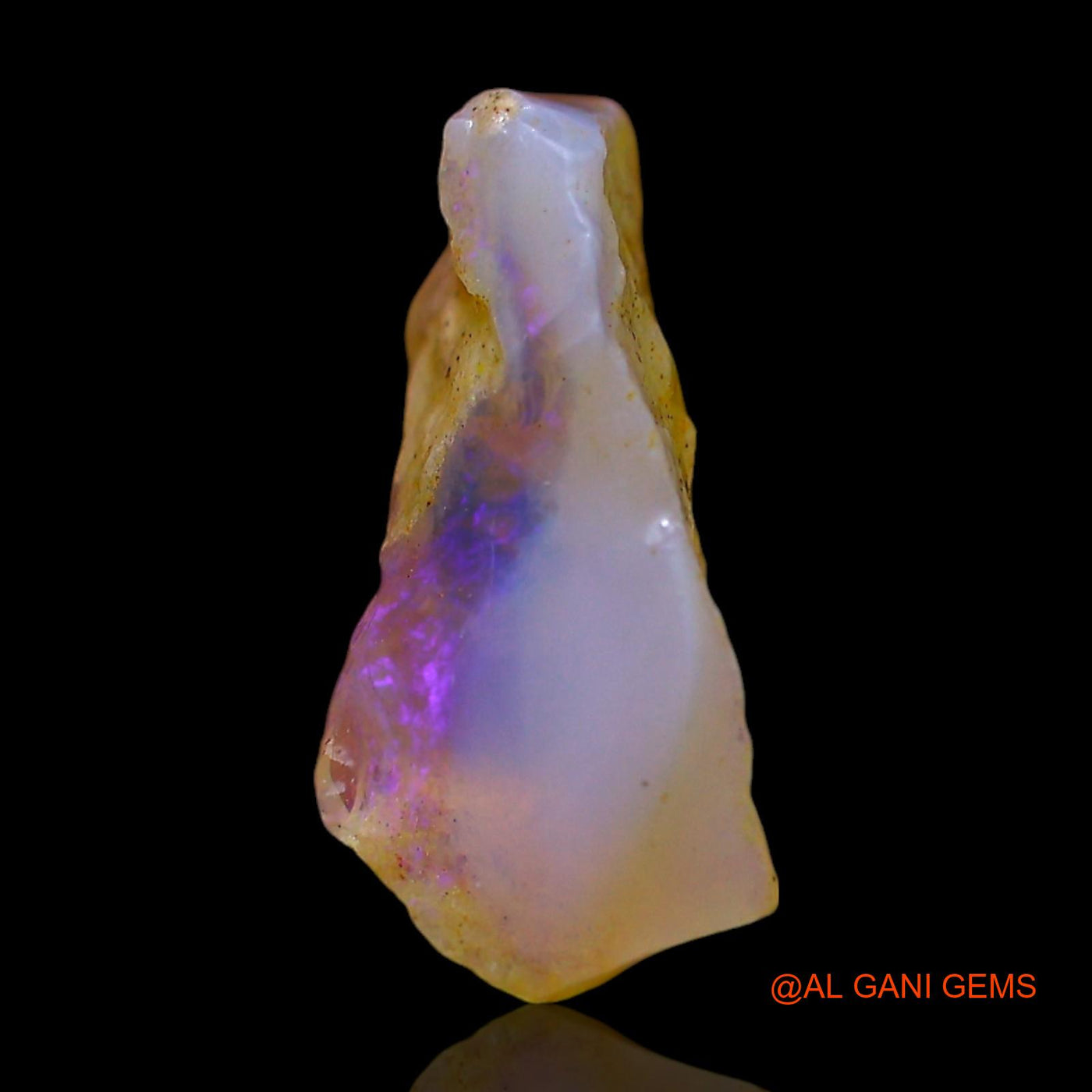2.00 Cts Natural Australian Fire Opal Fancy Rough Loose Gemstone For Jewelry 12x7x6 mm RF-172