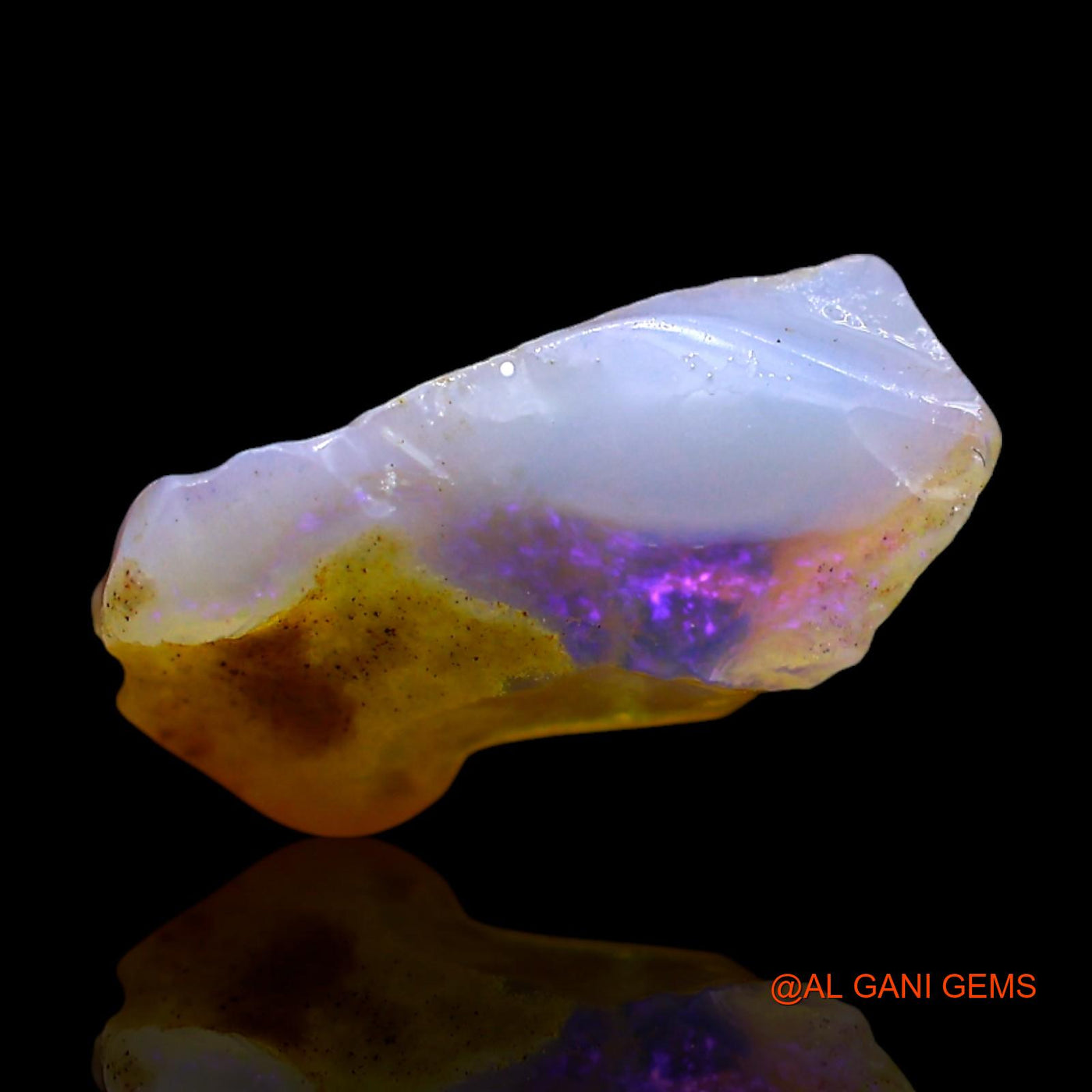 2.00 Cts Natural Australian Fire Opal Fancy Rough Loose Gemstone For Jewelry 12x7x6 mm RF-172