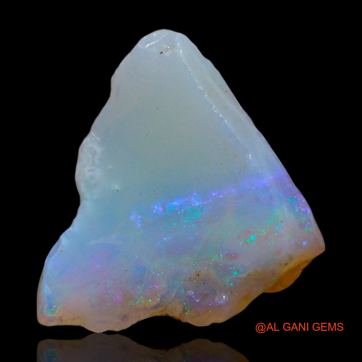 Natural Untreated Fire Opal Loose Gemstone Fancy Rough From Australia 2.00 Cts 12x10x5 mm RF-174