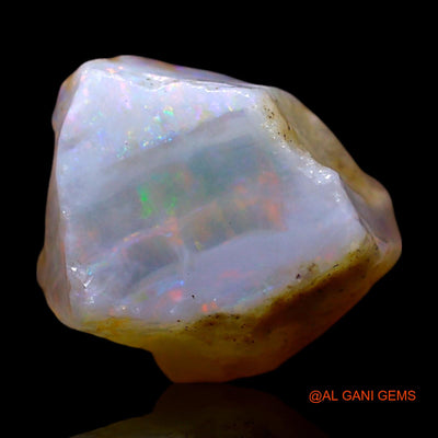 4.00 Cts Natural Australian Fire Opal Loose Gemstone Fancy Rough 10x10x9 mm RF-175