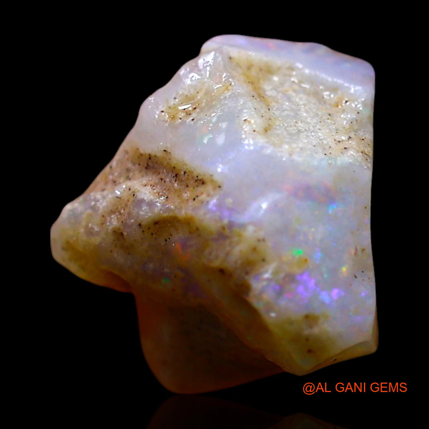 4.00 Cts Natural Australian Fire Opal Loose Gemstone Fancy Rough 10x10x9 mm RF-175