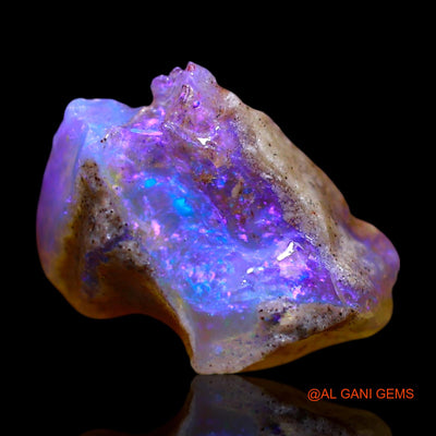 Natural Untreated Fire Opal Loose Gemstone Fancy Rough From Australia 2.00 Cts 12x9x6 mm RF-176