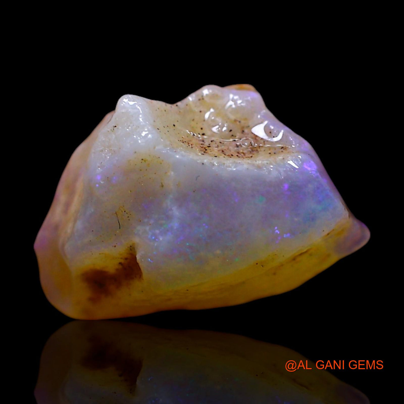 4.00 Cts Unheated Australian Fire Opal Loose Gemstone Fancy Rough Natural 12x9x7 mm RF-177