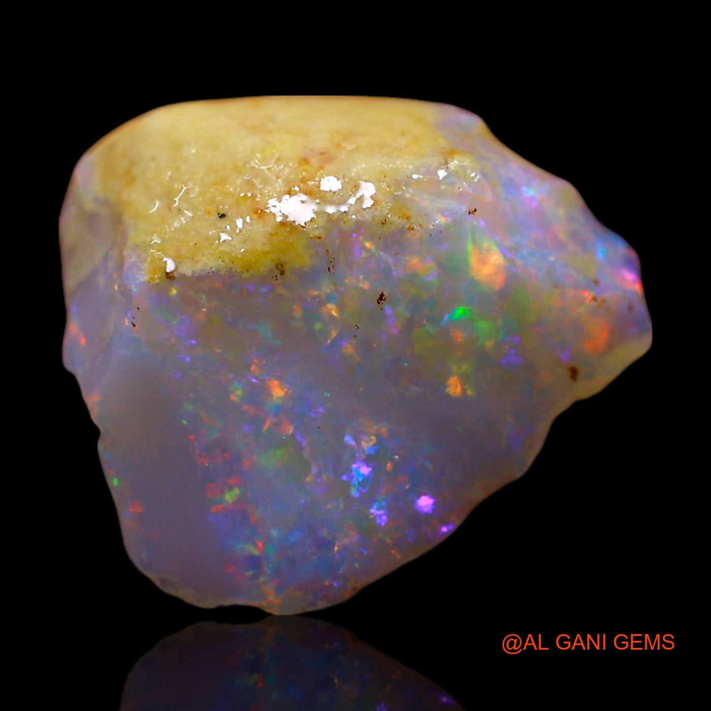 2.00 Cts Unheated Australian Fire Opal Loose Gemstone Fancy Rough Natural 11x10x4 mm RF-178