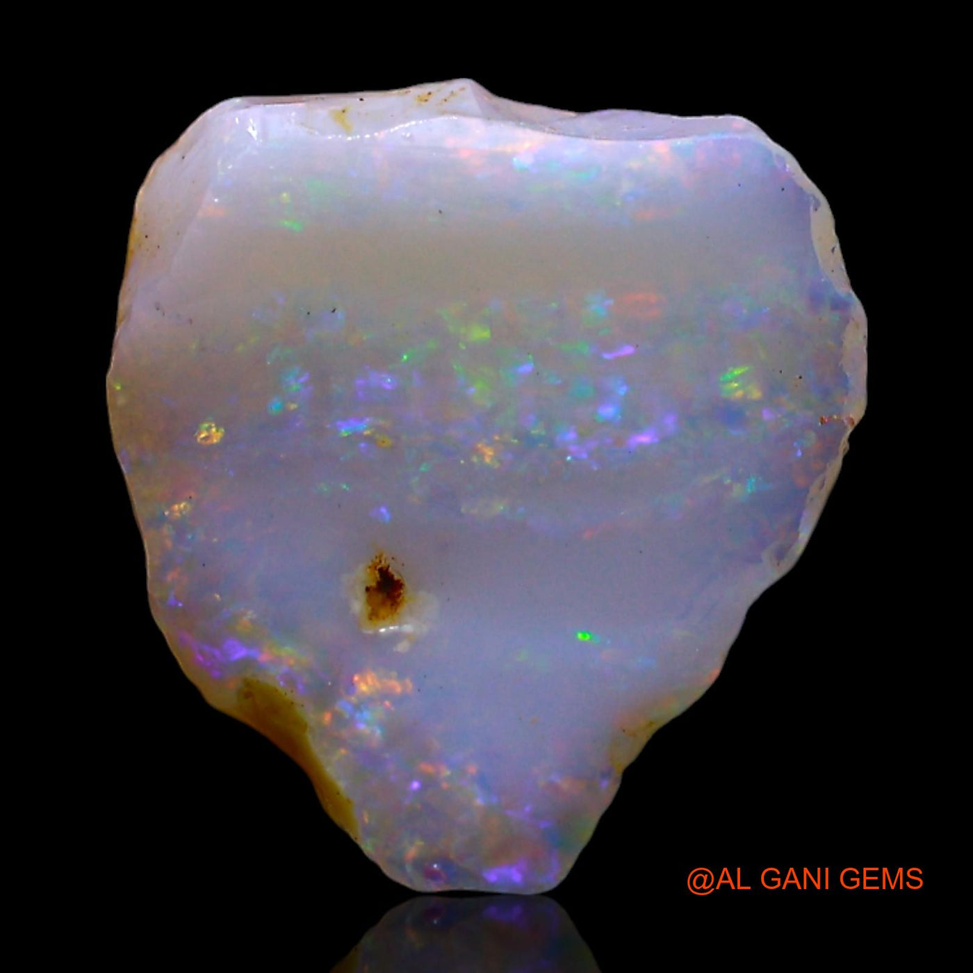 2.00 Cts Unheated Australian Fire Opal Loose Gemstone Fancy Rough Natural 11x10x4 mm RF-178