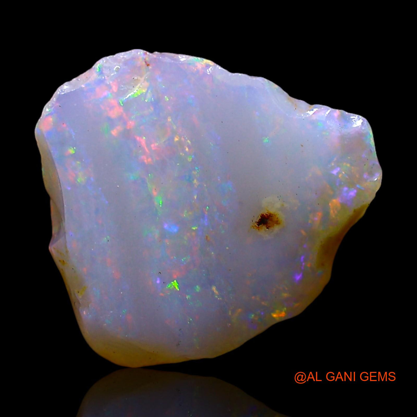 2.00 Cts Unheated Australian Fire Opal Loose Gemstone Fancy Rough Natural 11x10x4 mm RF-178