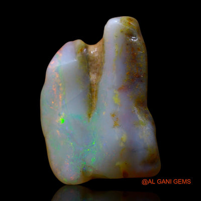 Natural Untreated Fire Opal Loose Gemstone Fancy Rough From Australia 9.00 Cts 16x11x11 mm RF-17