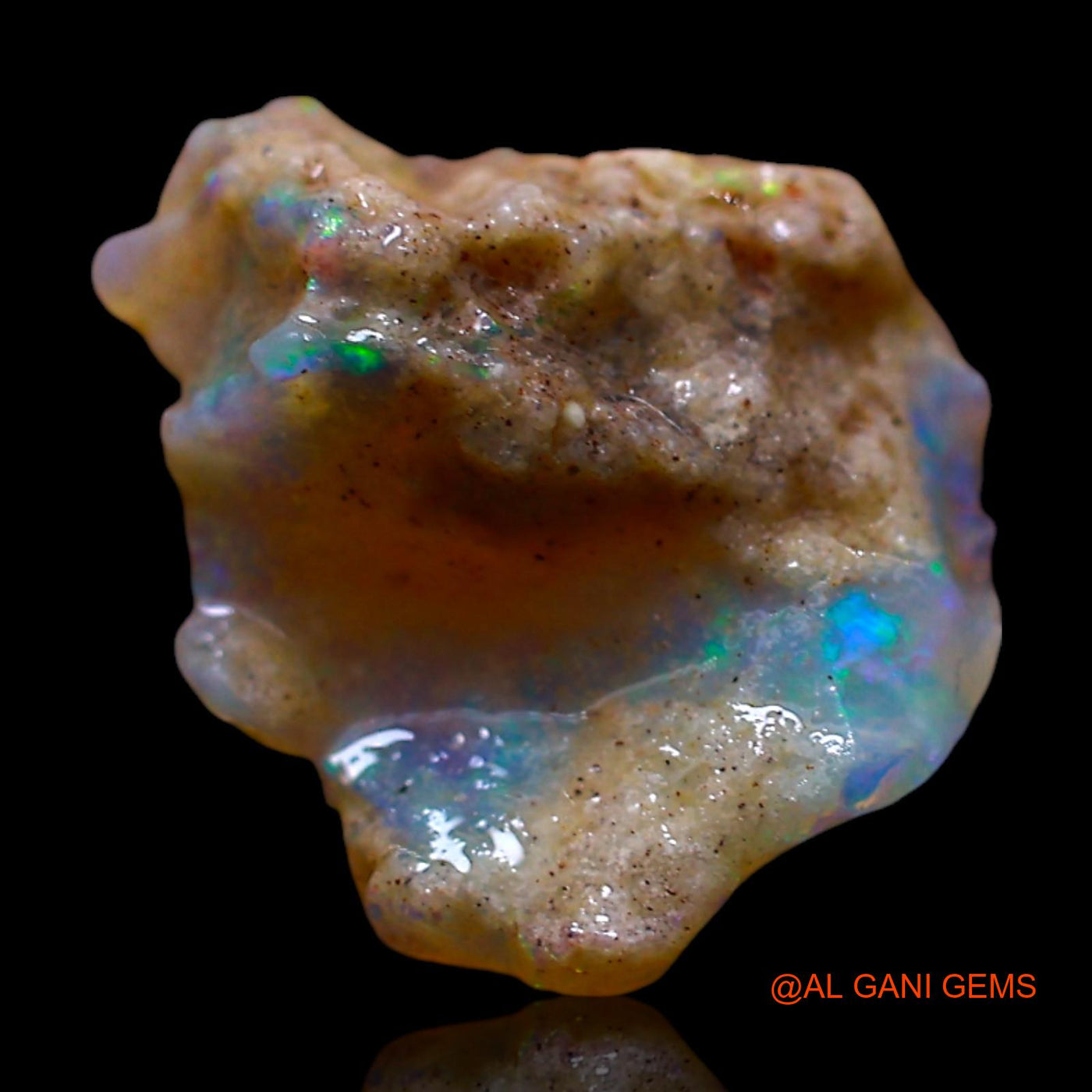 2.00 Cts Natural Australian Fire Opal Loose Gemstone Fancy Rough 12x10x5 mm RF-185