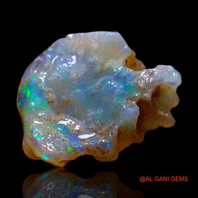 2.00 Cts Natural Australian Fire Opal Loose Gemstone Fancy Rough 12x10x5 mm RF-185