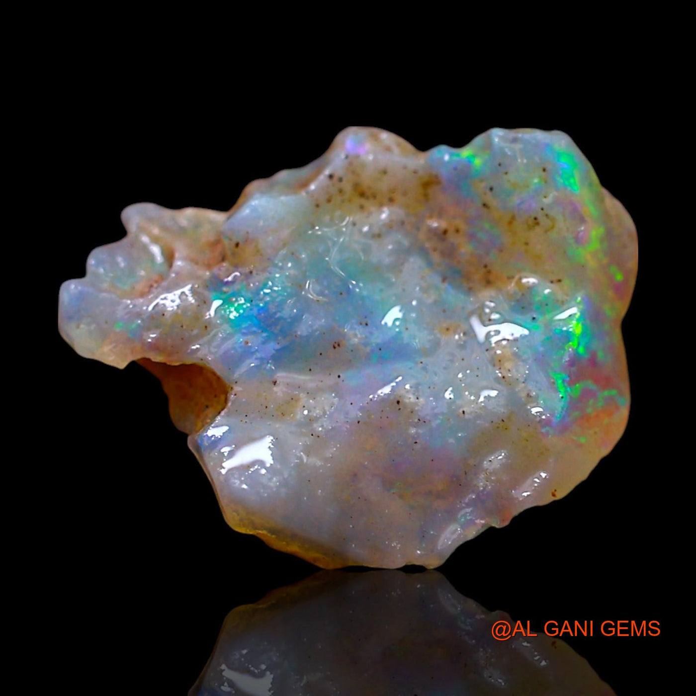2.00 Cts Natural Australian Fire Opal Loose Gemstone Fancy Rough 12x10x5 mm RF-185