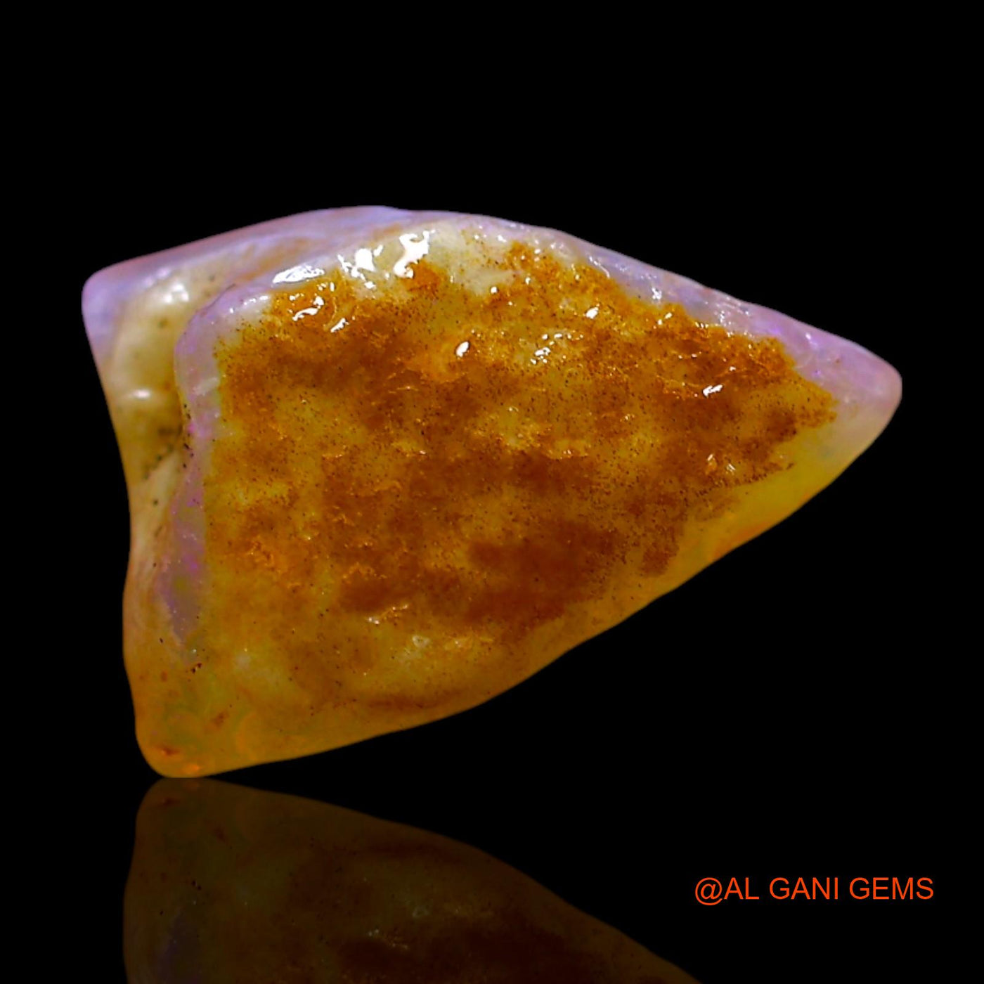 3.00 Cts Natural Australian Fire Opal Loose Gemstone Fancy Rough 11x7x6 mm RF-187