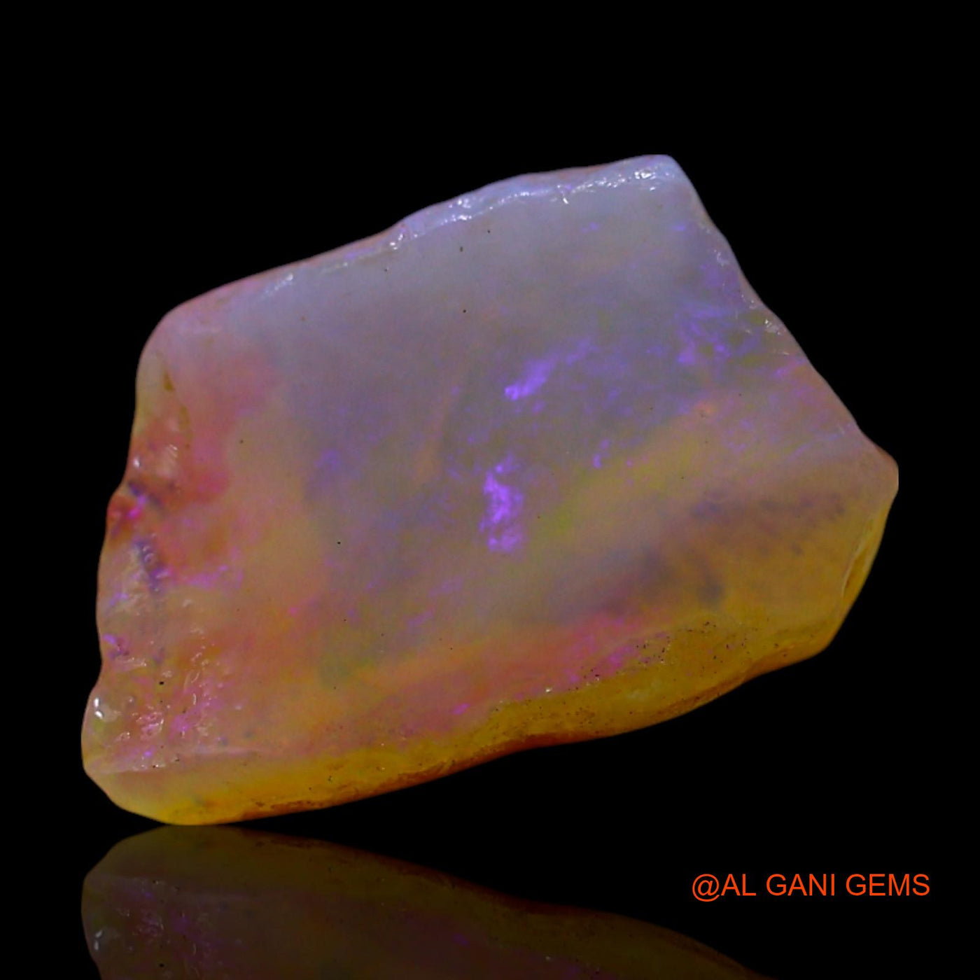 3.00 Cts Natural Australian Fire Opal Loose Gemstone Fancy Rough 11x7x6 mm RF-187