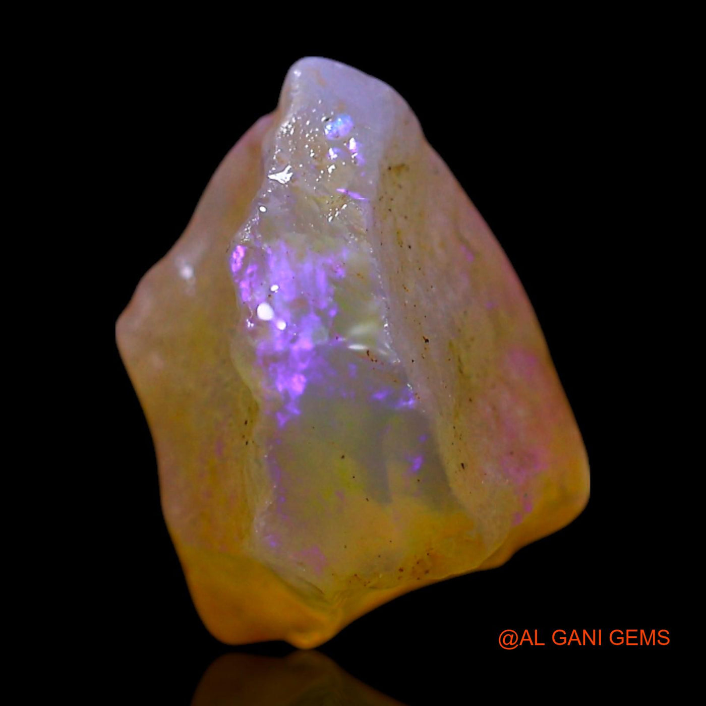 3.00 Cts Natural Australian Fire Opal Loose Gemstone Fancy Rough 10x9x8 mm RF-189