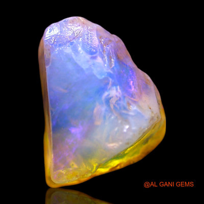 Natural Untreated Fire Opal Loose Gemstone Fancy Rough From Australia 3.00 Cts 10x8x7 mm RF-190