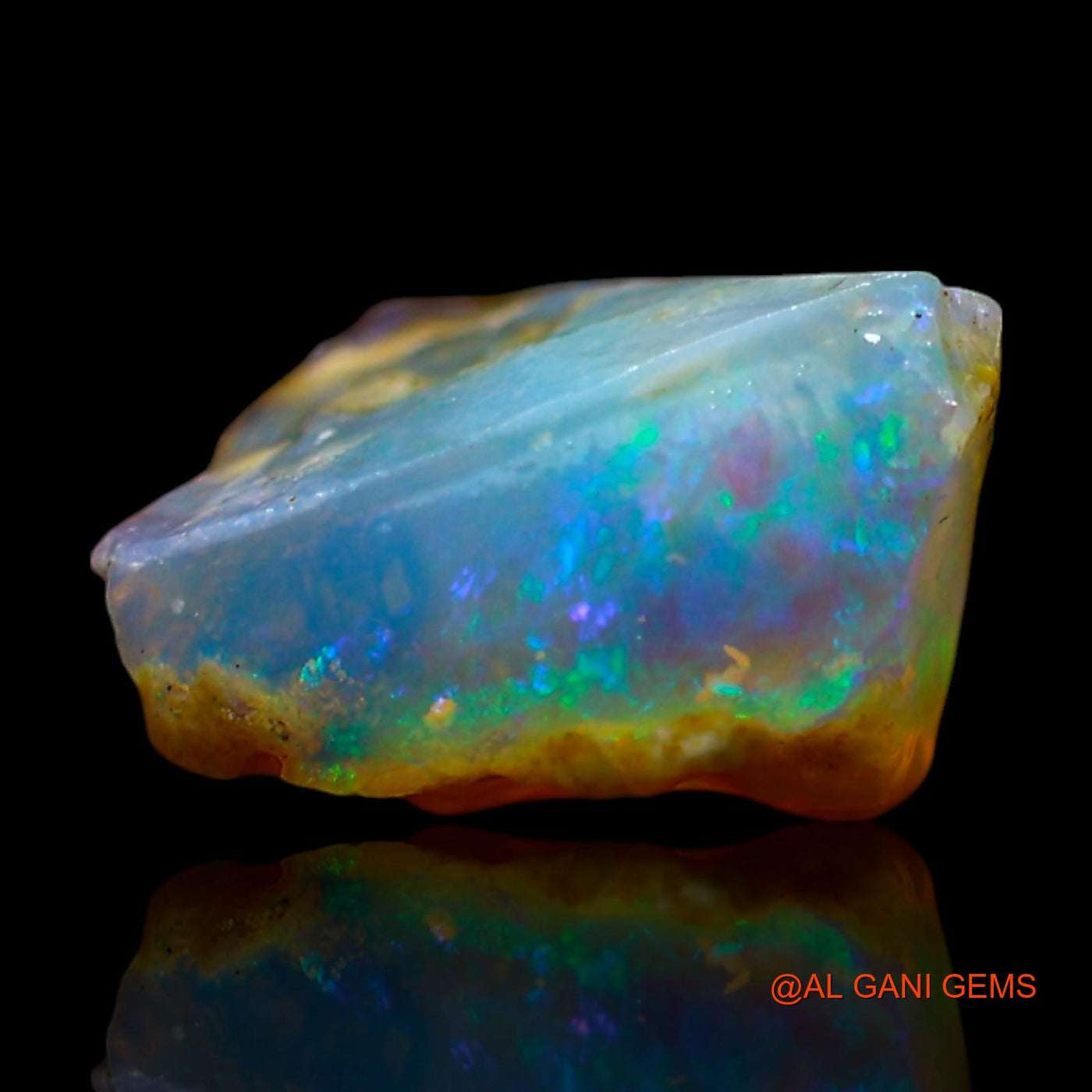 2.00 Cts Natural Australian Fire Opal Loose Gemstone Fancy Rough 10x8x6 mm RF-192