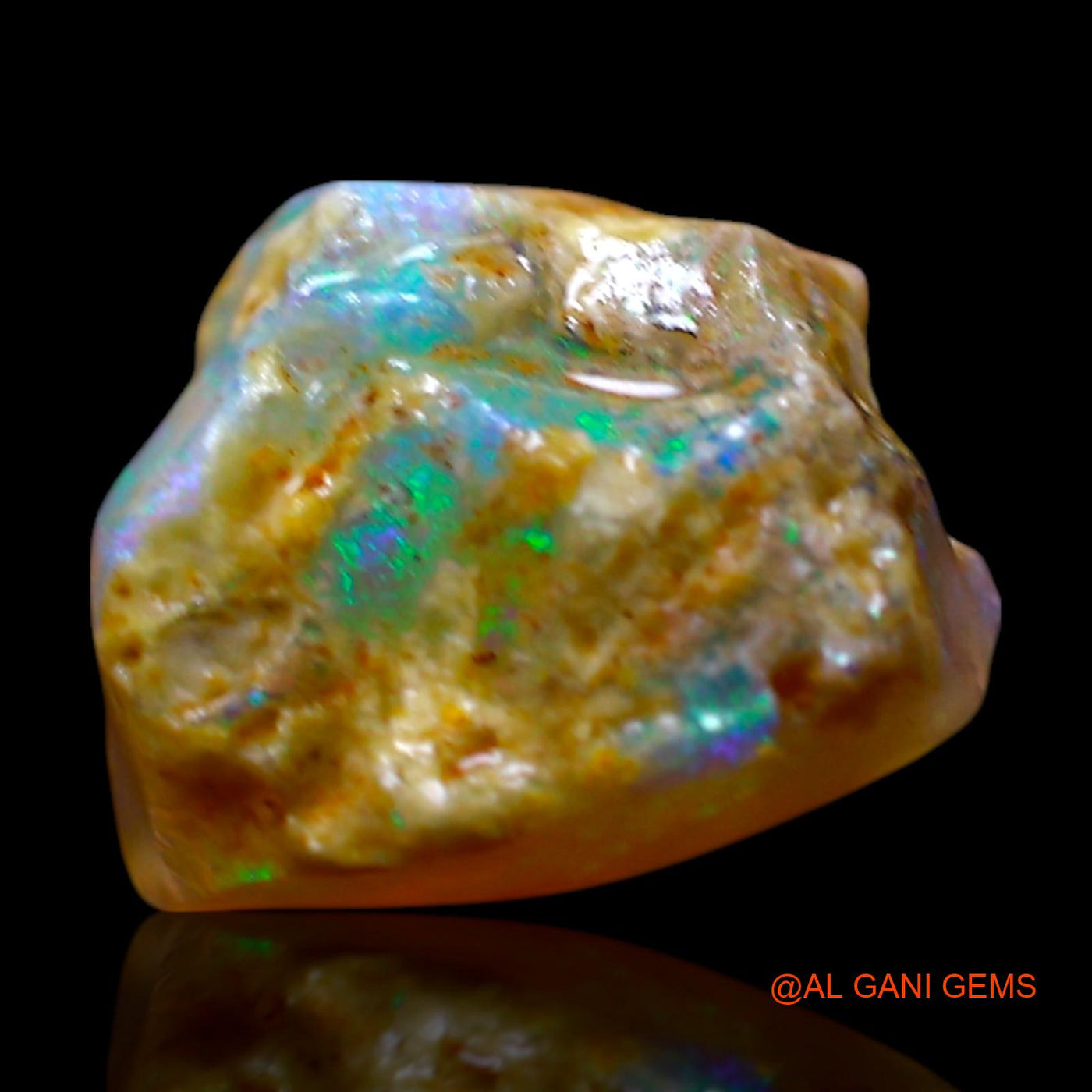 2.00 Cts Natural Australian Fire Opal Loose Gemstone Fancy Rough 10x8x6 mm RF-192