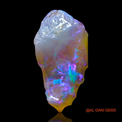 Natural Untreated Fire Opal Loose Gemstone Fancy Rough From Australia 3.00 Cts 17x8x4 mm RF-194