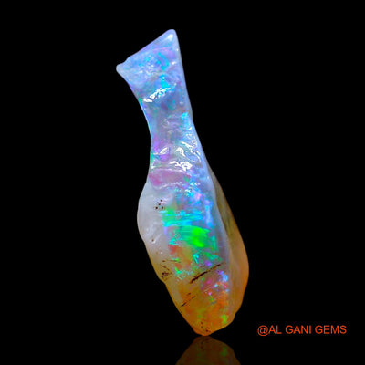 Natural Untreated Fire Opal Loose Gemstone Fancy Rough From Australia 3.00 Cts 17x8x4 mm RF-194