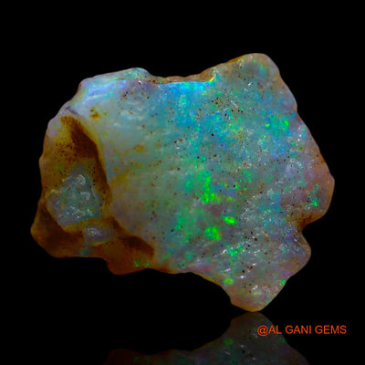 Natural Fire Opal Gemstone 4.00 Cts Loose Fancy Rough From Australia 14x12x5 mm RF-195