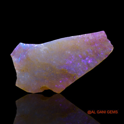 Natural Fire Opal Gemstone 4.00 Cts Loose Fancy Rough From Australia 28x15x2 mm RF-1