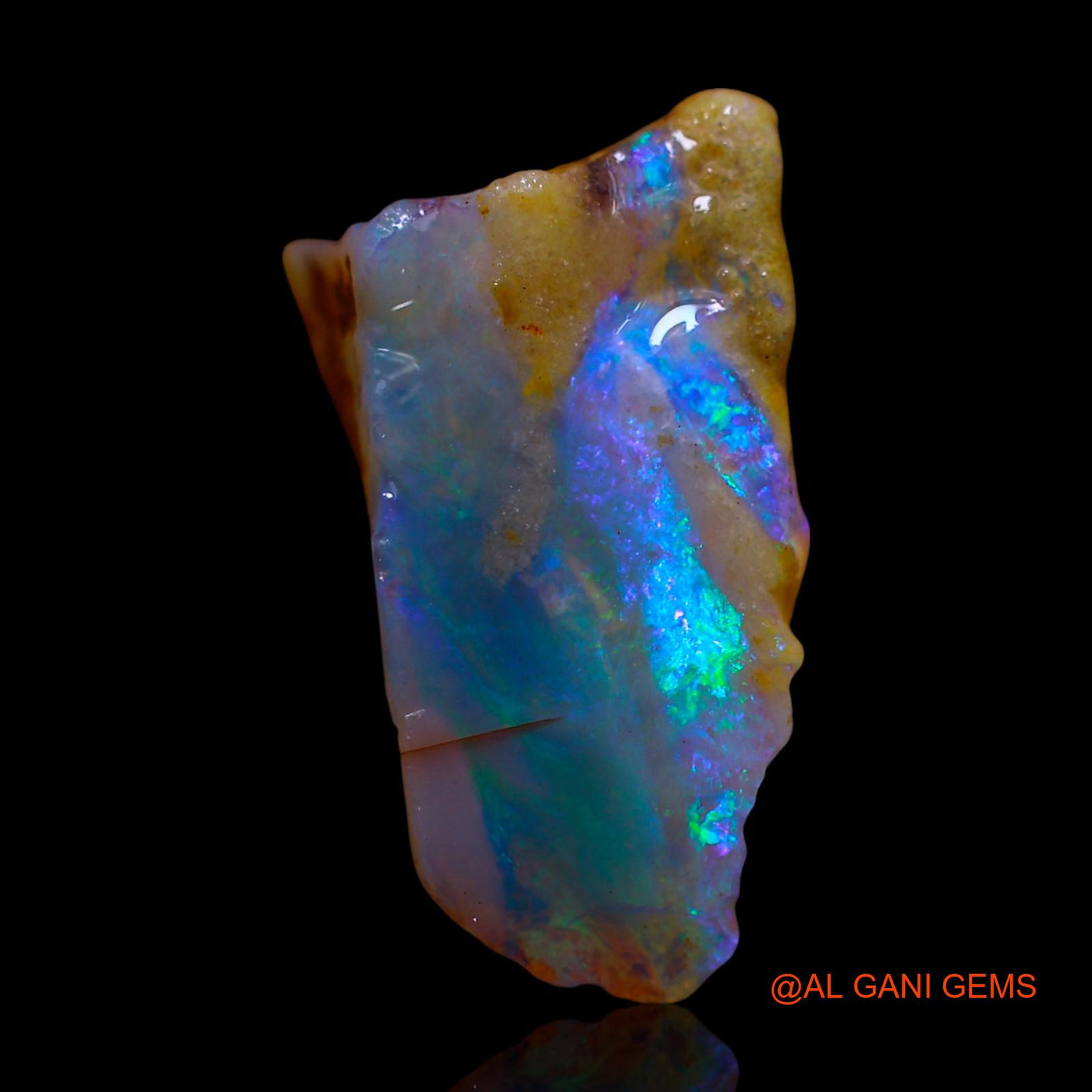 10.00 Cts Unheated Australian Fire Opal Loose Gemstone Fancy Rough Natural 19x14x9 mm RF-202
