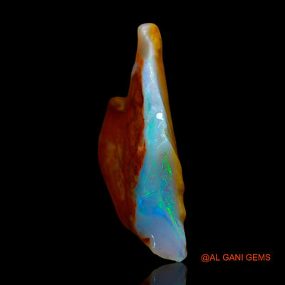 Natural Untreated Fire Opal Loose Gemstone Fancy Rough From Australia 6.00 Cts 25x13x5 mm RF-205