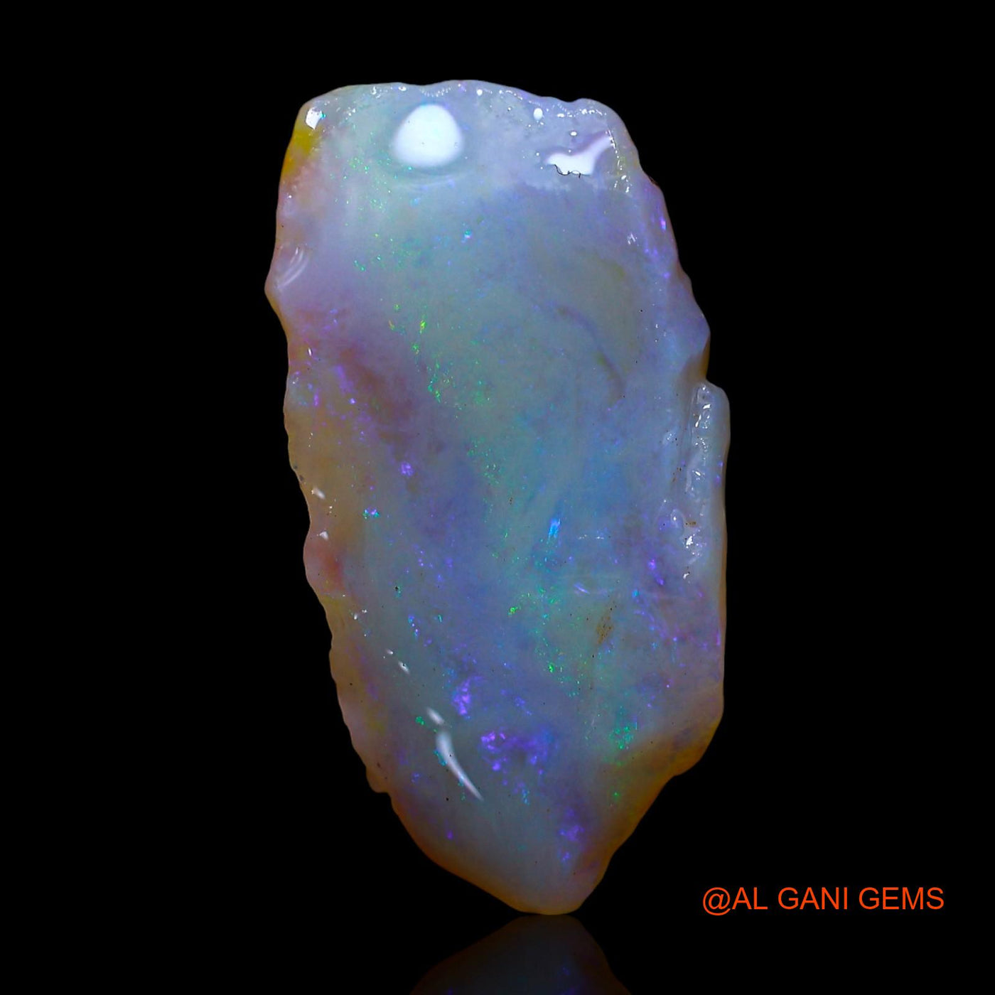 7.00 Cts Natural Australian Fire Opal Loose Gemstone Fancy Rough 21x11x6 mm RF-207