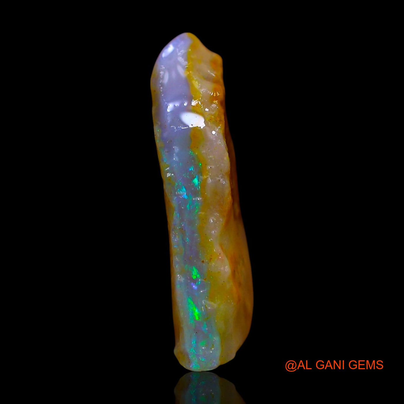 7.00 Cts Unheated Australian Fire Opal Loose Gemstone Fancy Rough Natural 18x16x4 mm RF-210