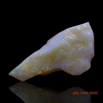 Natural Fire Opal Gemstone 2.00 Cts Loose Fancy Rough From Australia 22x11x3 mm RF-212
